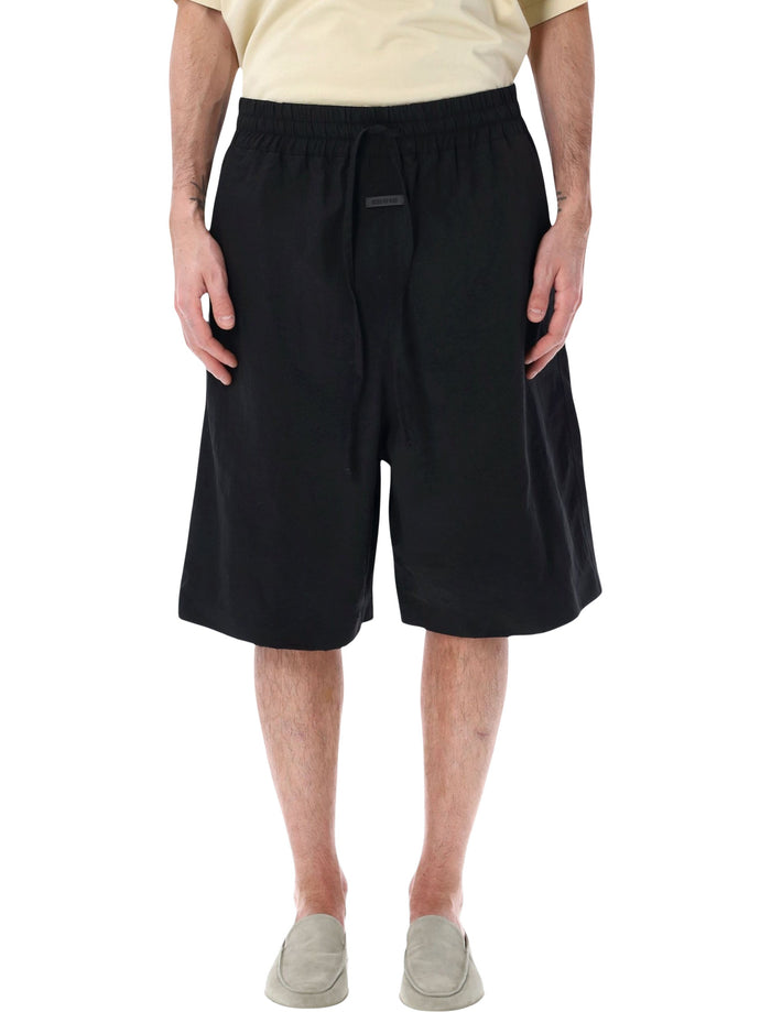 Fear Of God Nylon Ripstop Sport Shorts Black Recycled Polyamide