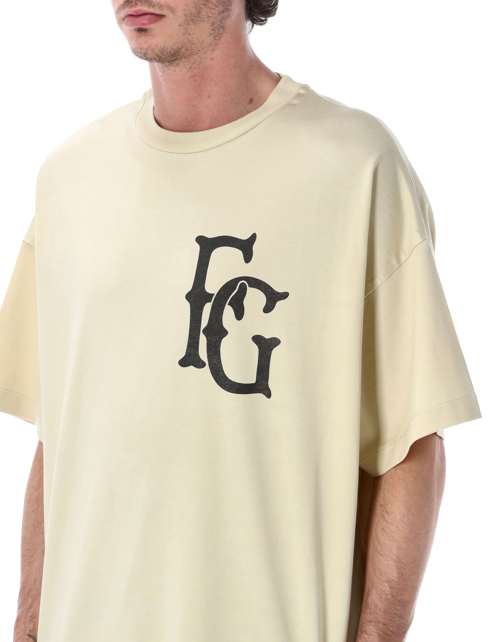 Fear Of God Cotton Rayon 26 Tee Dirty Ivory T-shirt