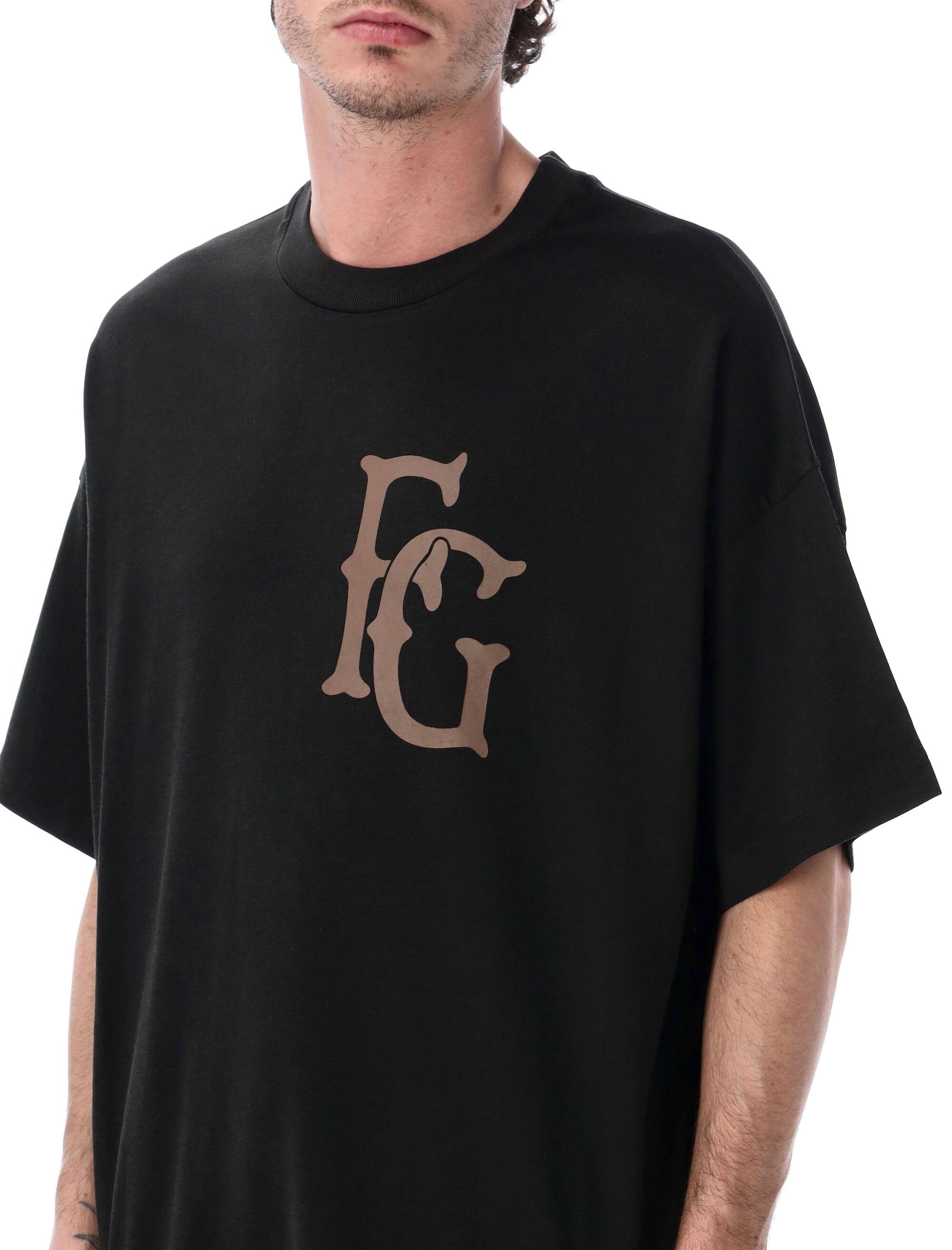 Fear Of God Cotton Rayon 43 Tee Black T-shirt
