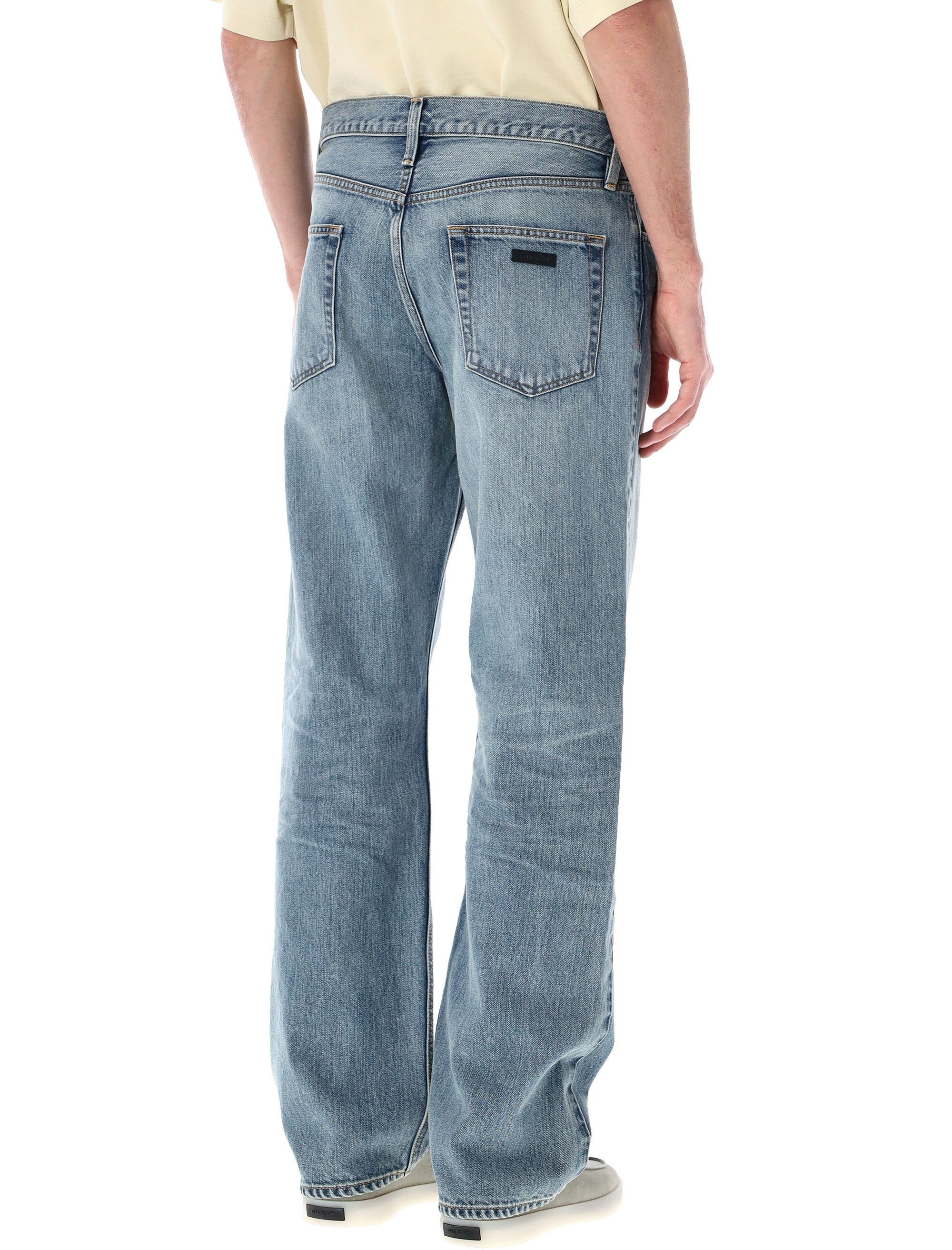 Fear Of God Straight 5-Pocket Jeans Medium Indigo Cotton