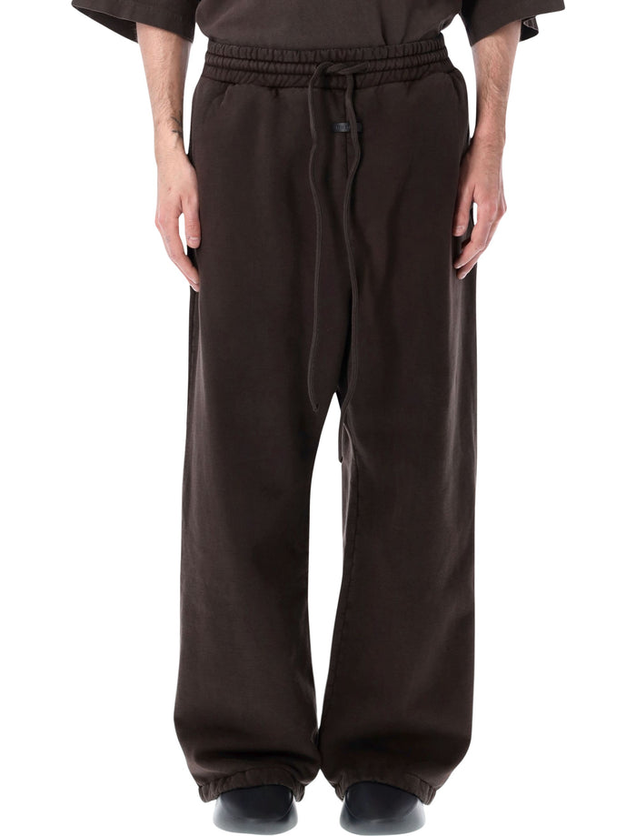 Fear Of God Wide Leg Sweatpants Dark Brown Cotton