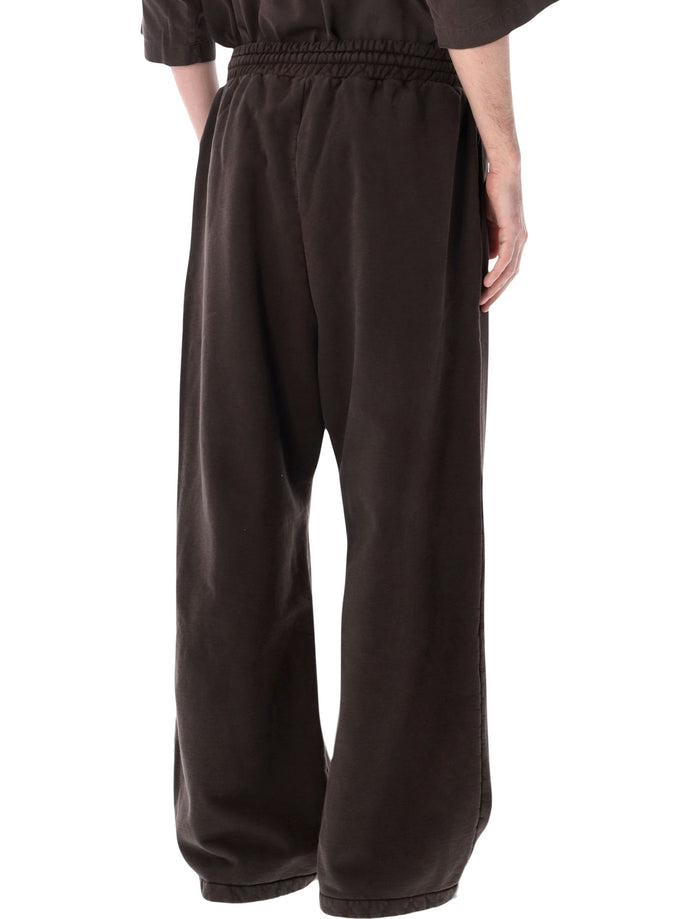 Fear Of God Wide Leg Sweatpants Dark Brown Cotton