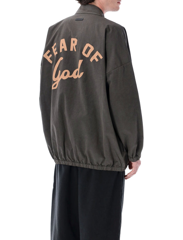 Fear Of God Cotton Windbreaker Jacket Dark Grey