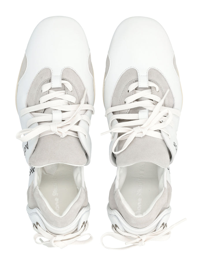 Acne Studios leather lace-up shoes White Upper Sneaker