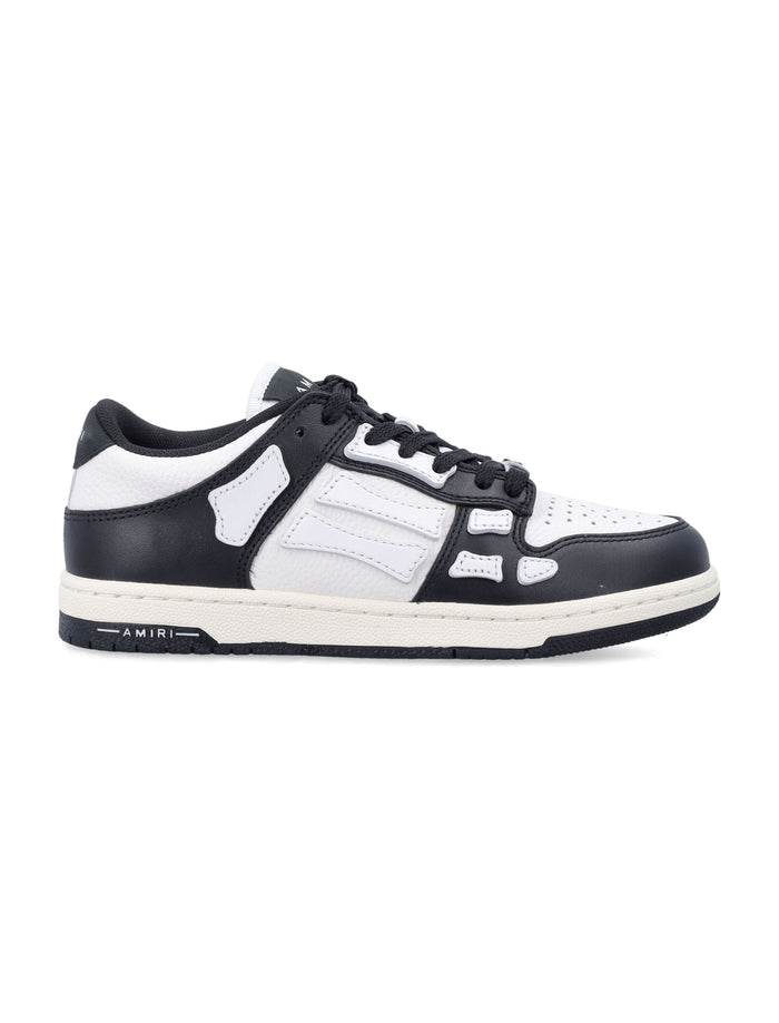 Amiri Skel-Top Low Kids Sneakers Black White Upper