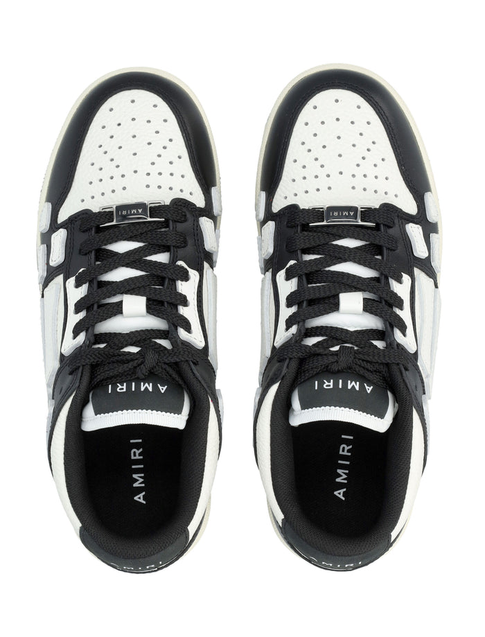 Amiri Skel-Top Low Kids Sneakers Black White Upper