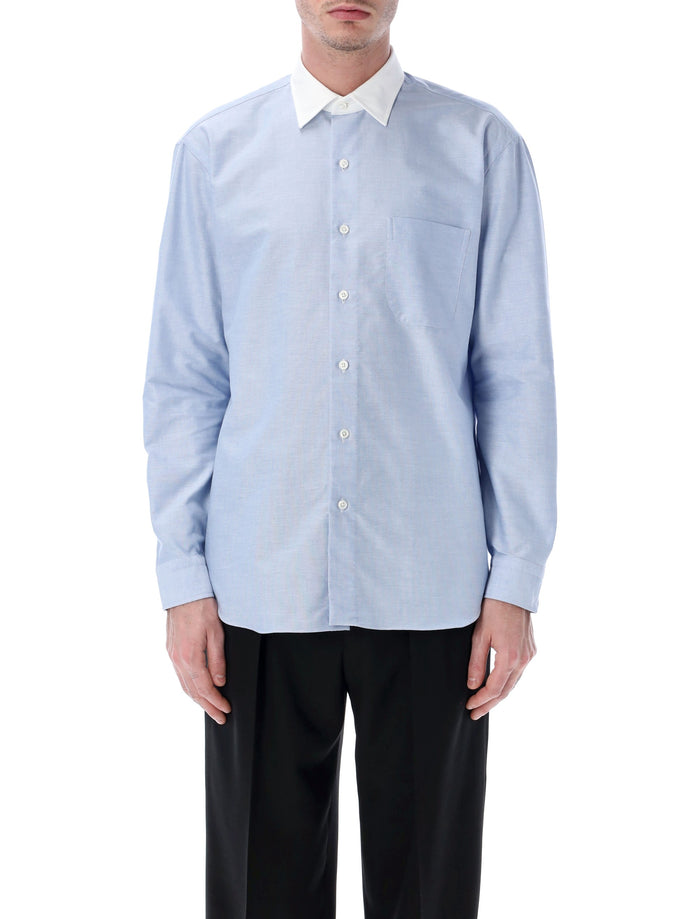 Salvatore Piccolo Alberto light blue shirt Cotton