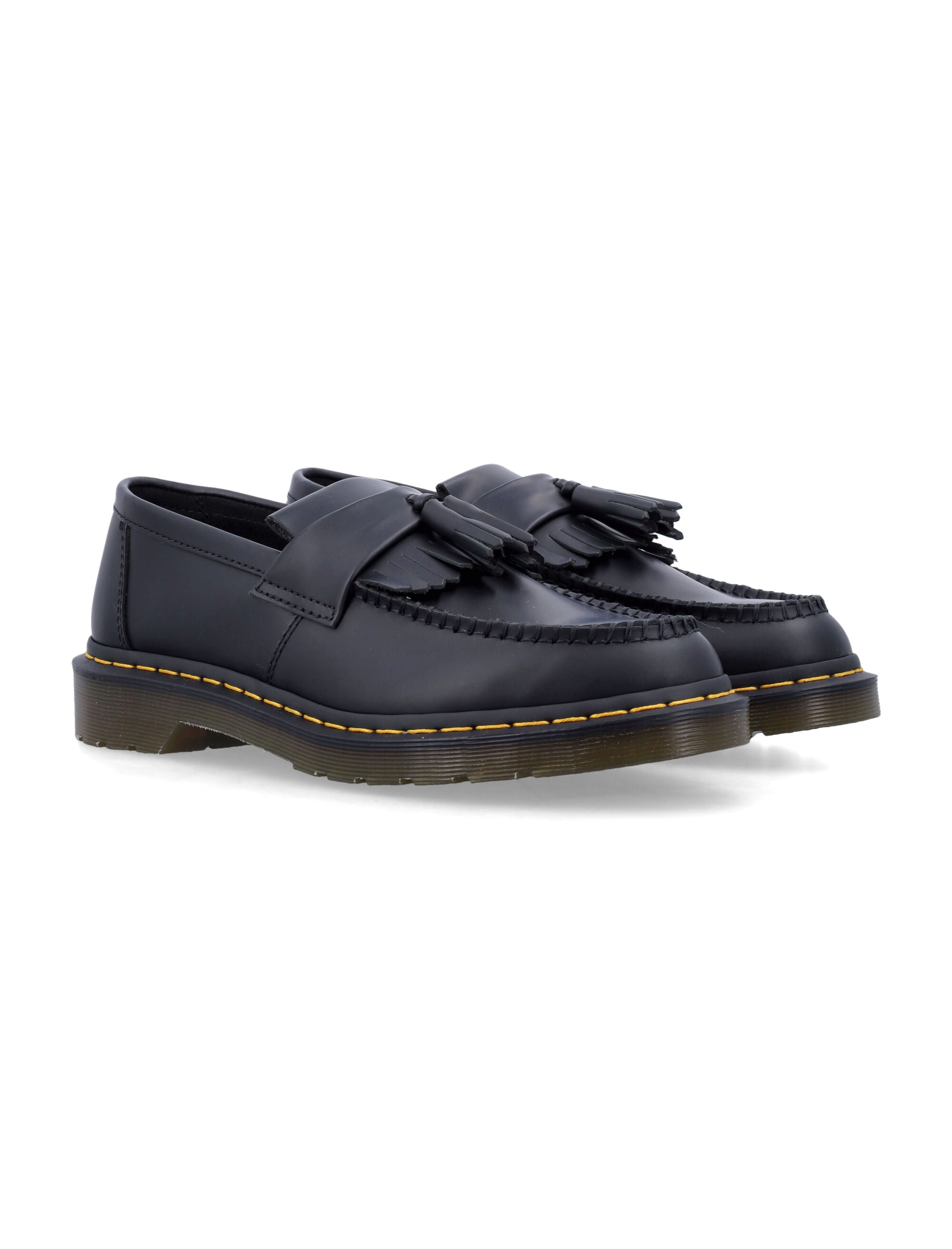 Dr. Martens Adrian Tassel Loafers Black Leather Sole