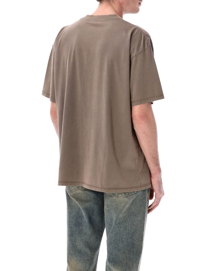 Represent Western Initial T-shirt Dusty Brown Cotton