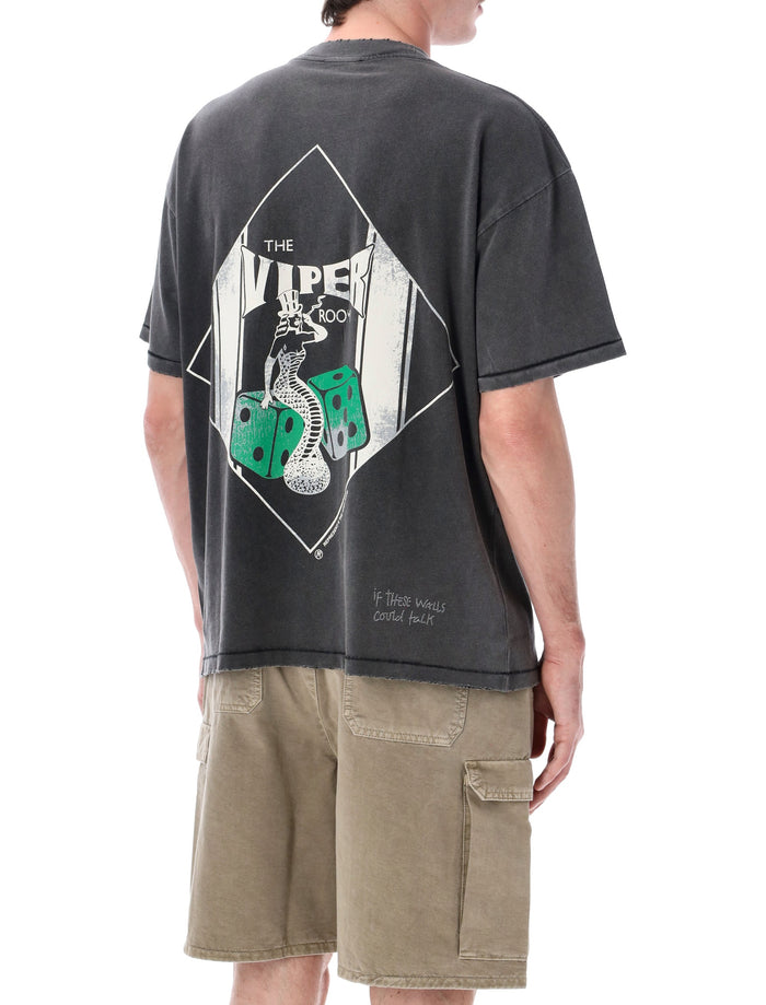 Represent The Viper Room Dice T-Shirt Vintage Grey Cotton