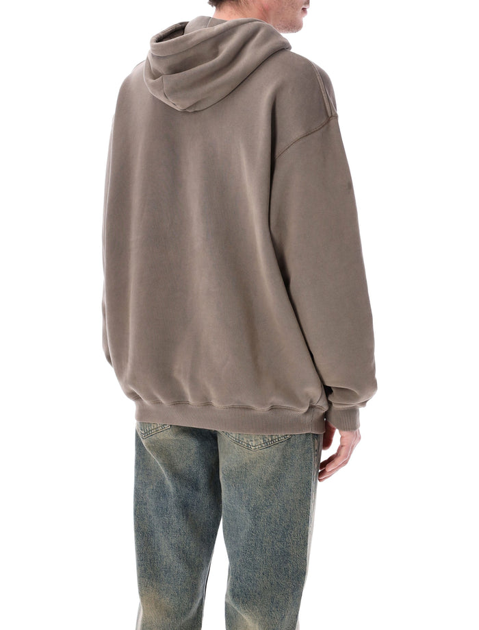 Represent Western Initial cotton hoodie Dusty Brown Rib Sweatshirt