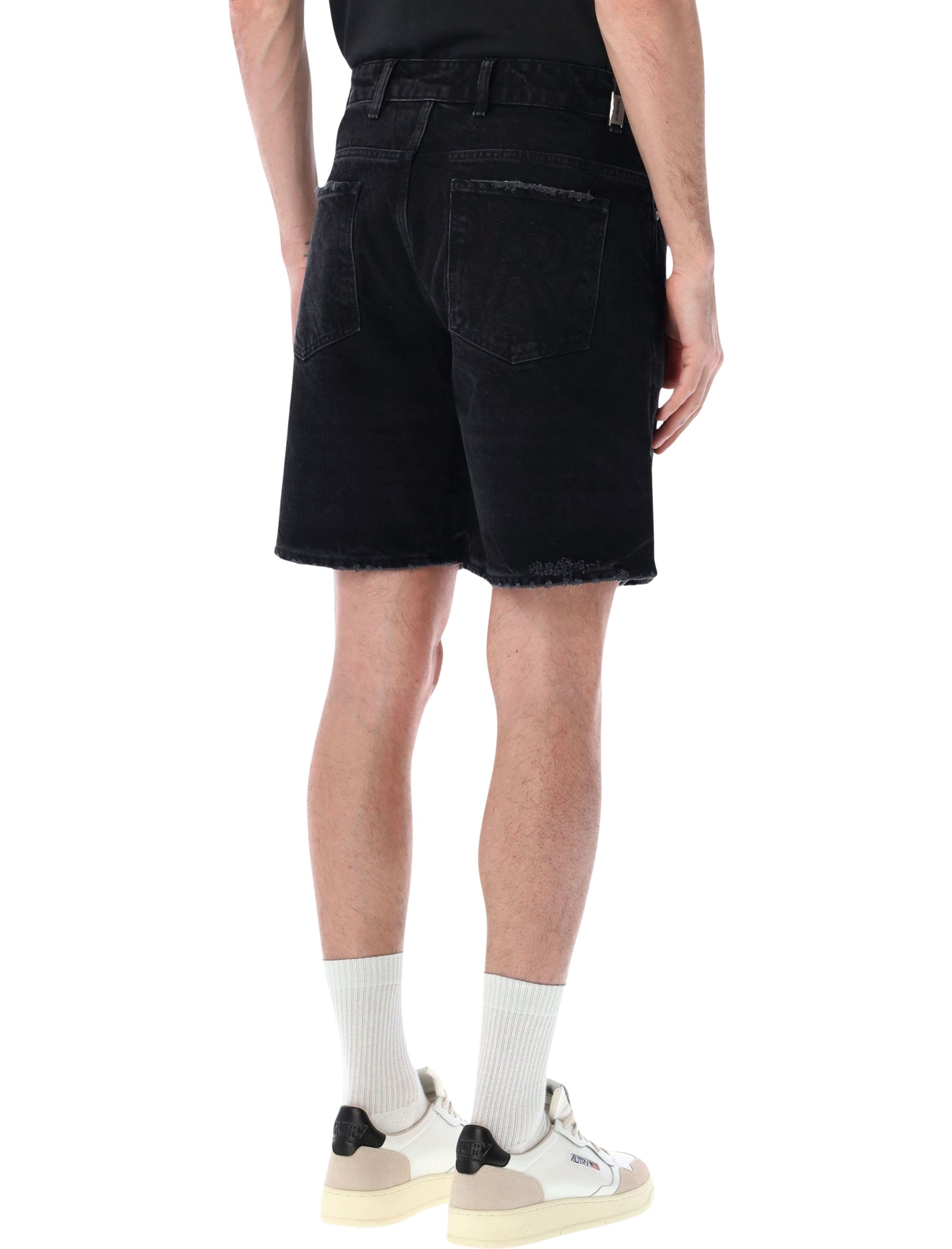 Represent R10T tailored denim shorts Black Cotton