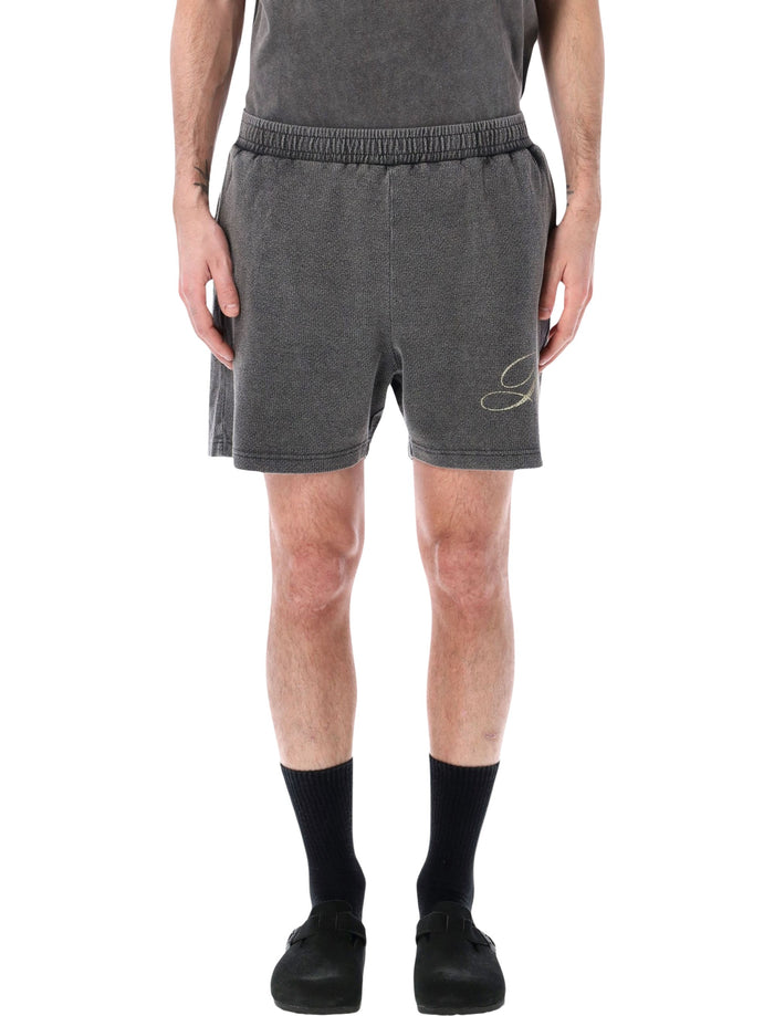 Represent Owners Club Mesh Shorts Vintage Grey Cotton