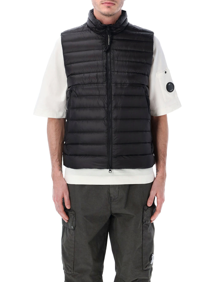 C.p. Company D.d. Shell Down Gilet Black Polyamide Padding Vest