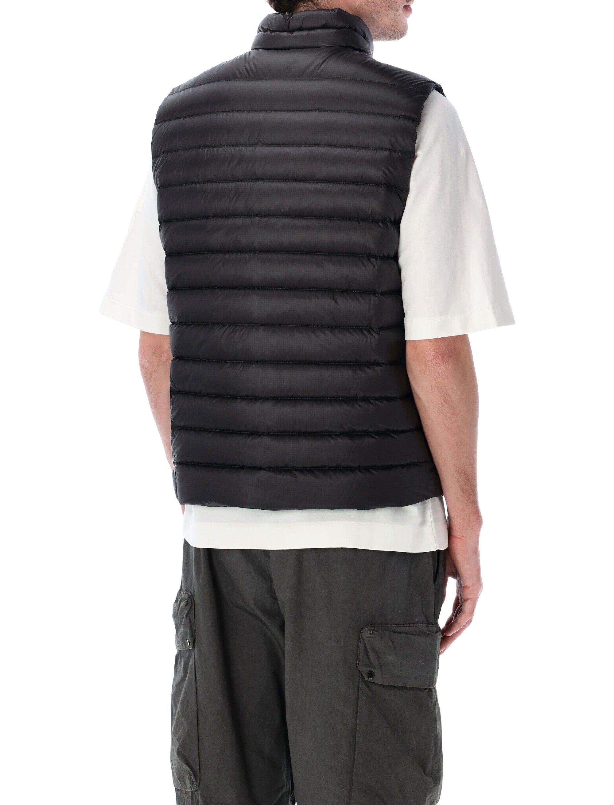 C.p. Company D.d. Shell Down Gilet Black Polyamide Padding Vest
