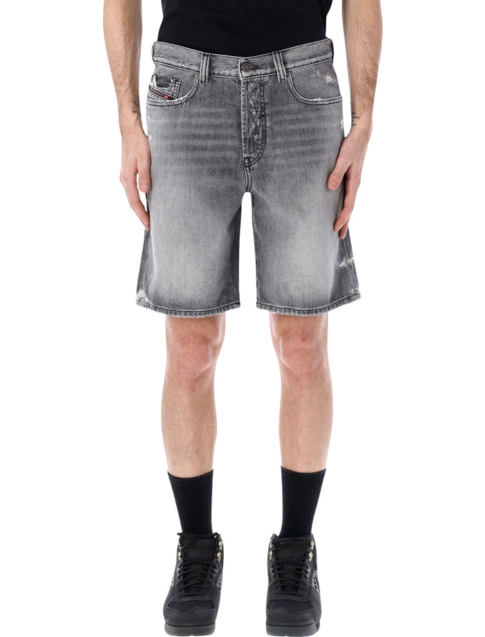Diesel denim regular-shorts Grey Cotton