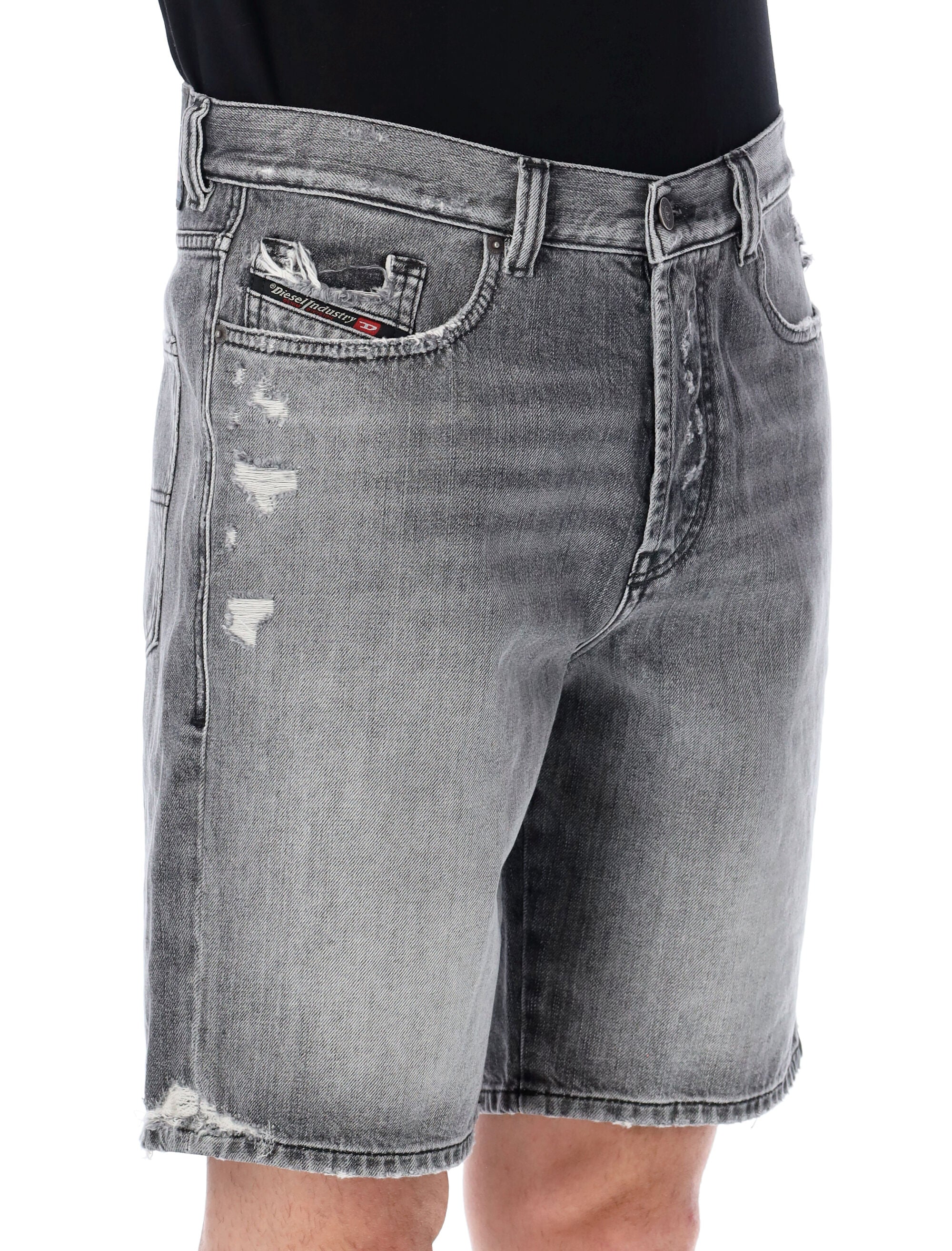Diesel denim regular-shorts Grey Cotton