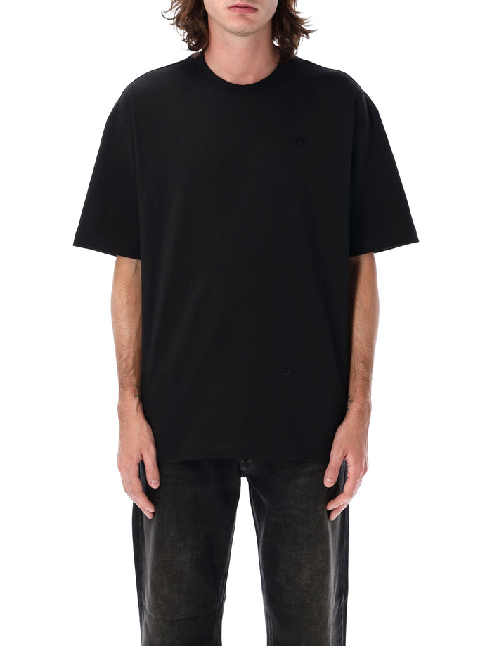 Diesel T-Boggy-Megoval-D oversized t-shirt Black Cotton Tshirt