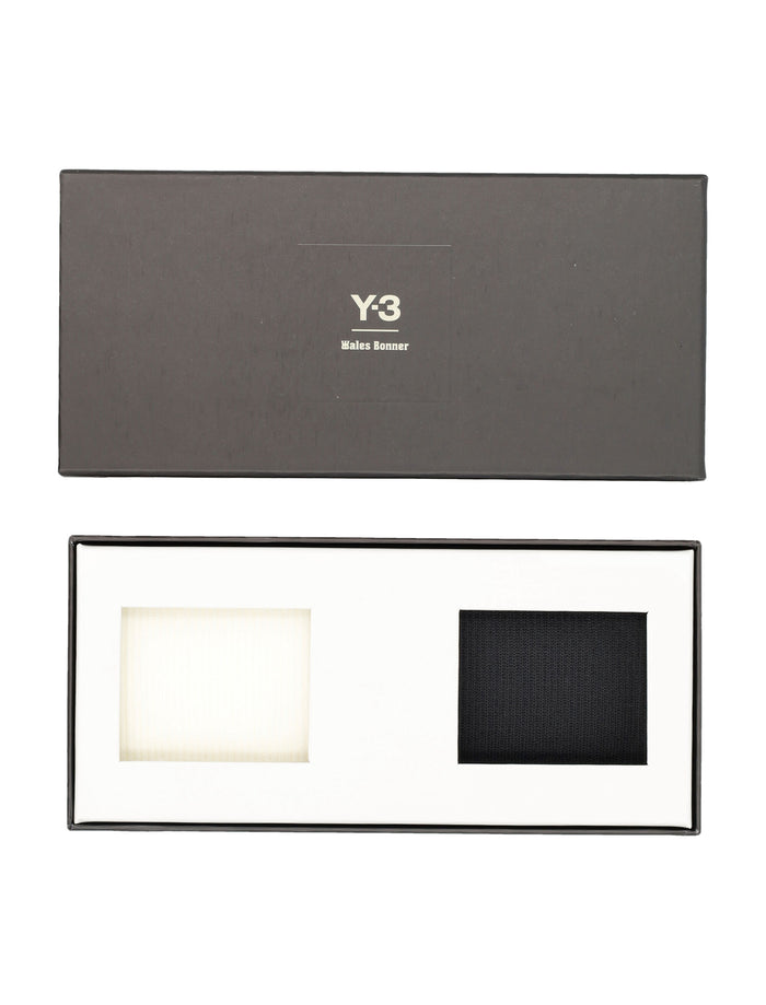 Adidas Wales Bonner Y-3 Football Socks Off White Black Polyamide