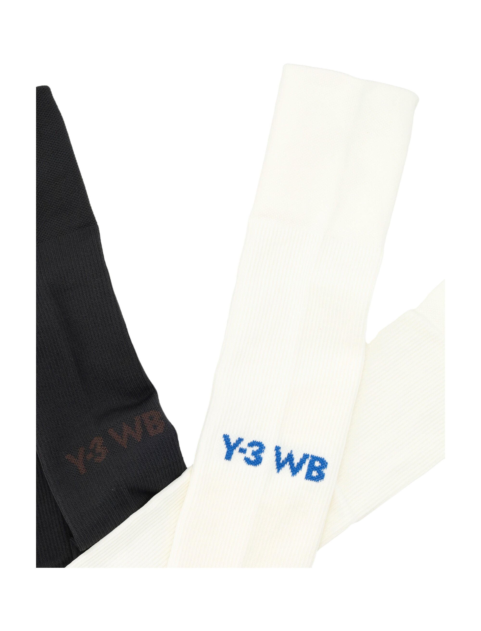 Adidas Wales Bonner Y-3 Football Socks Off White Black Polyamide