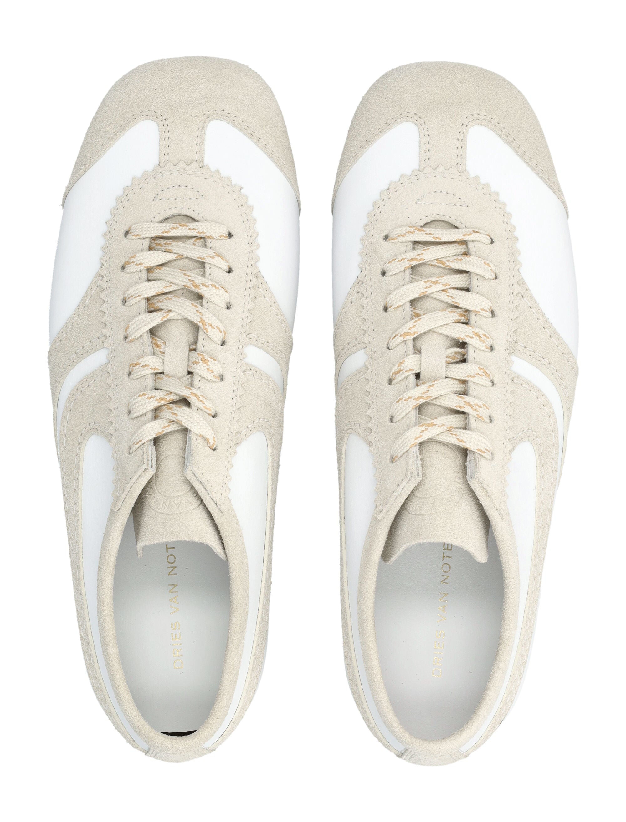 Dries Van Noten leather sneakers White Upper