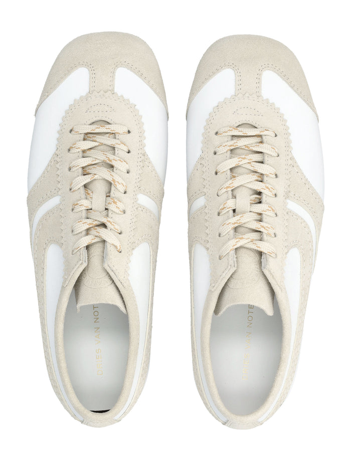 Dries Van Noten leather sneakers White Upper