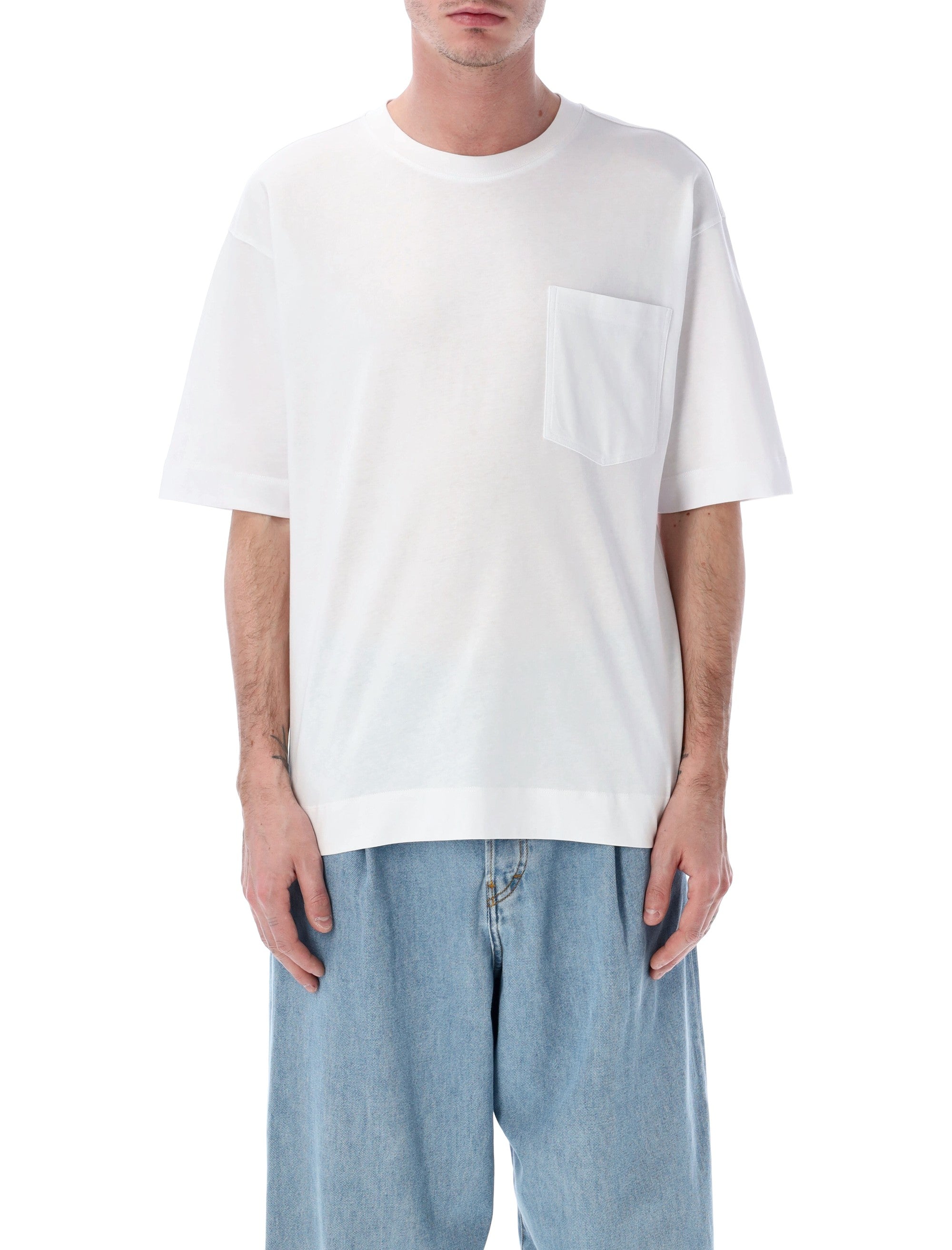 Dries Van Noten pocket t-shirt White Cotton Tshirt