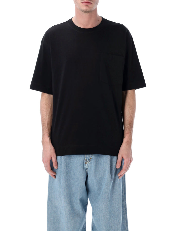 Dries Van Noten pocket t-shirt Black Cotton Tshirt