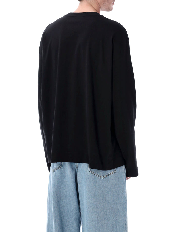 Dries Van Noten long-sleeved t-shirt Black Cotton Tshirt