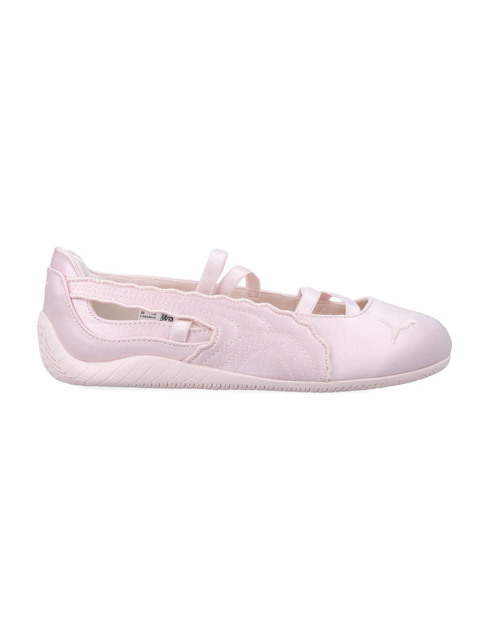 Puma Speedcat Womans Ballerina Sneakers Pink Fabric Sole