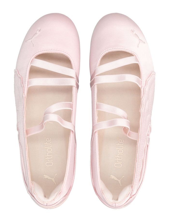 Puma Speedcat Womans Ballerina Sneakers Pink Fabric Sole