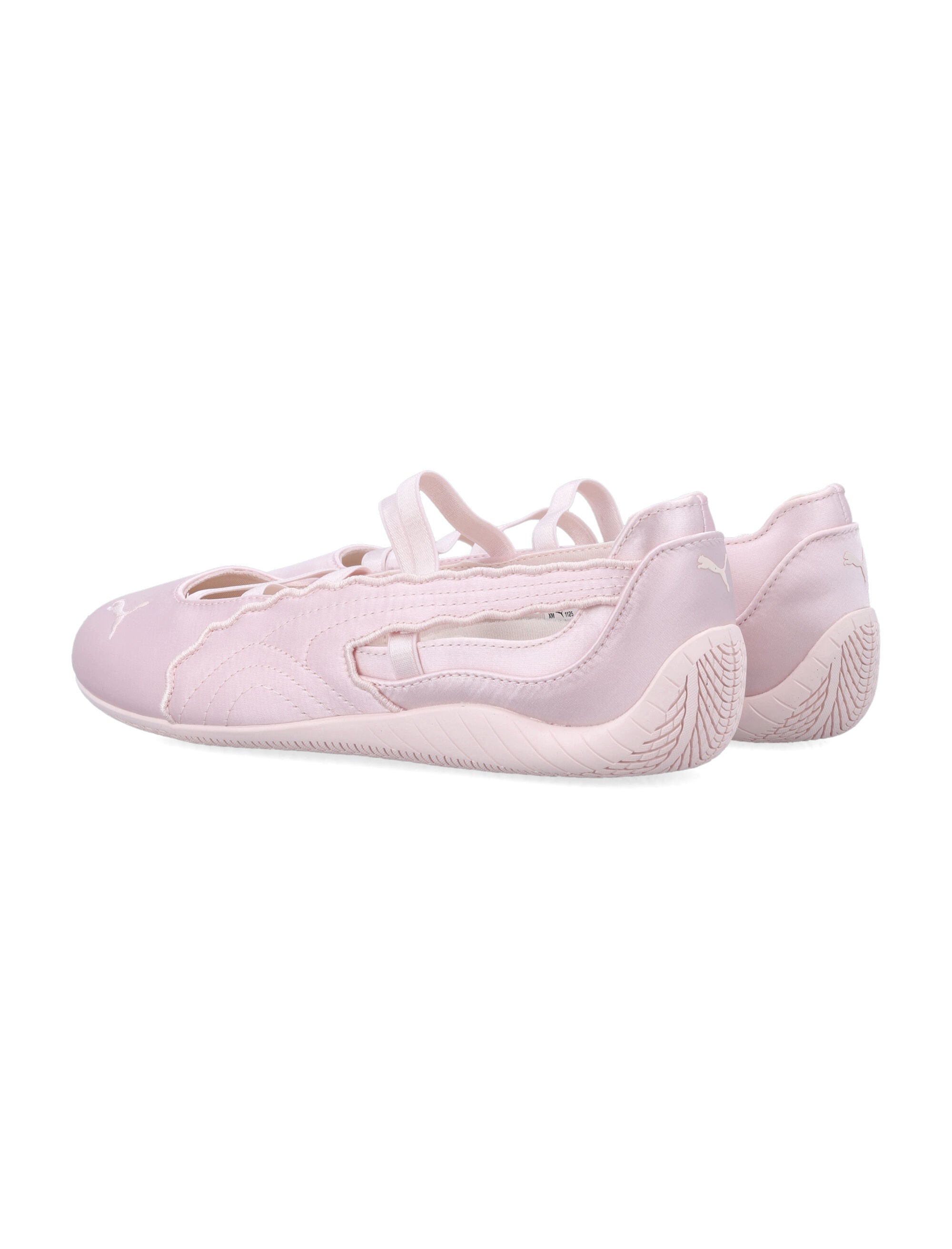 Puma Speedcat Womans Ballerina Sneakers Pink Fabric Sole