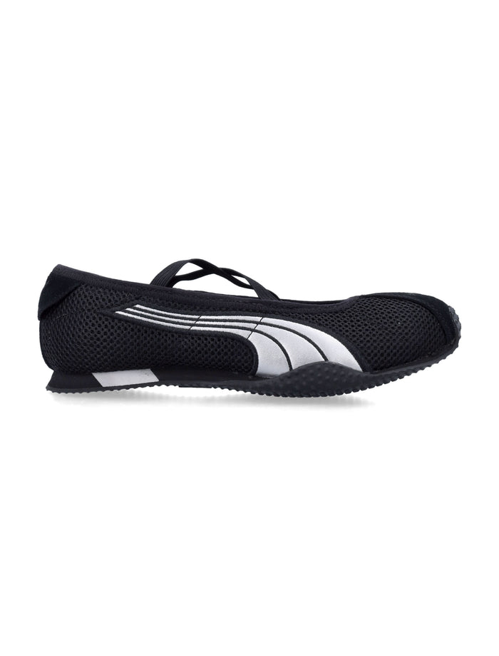 Puma H-Street Womens Ballet Flats Black Upper Sneaker