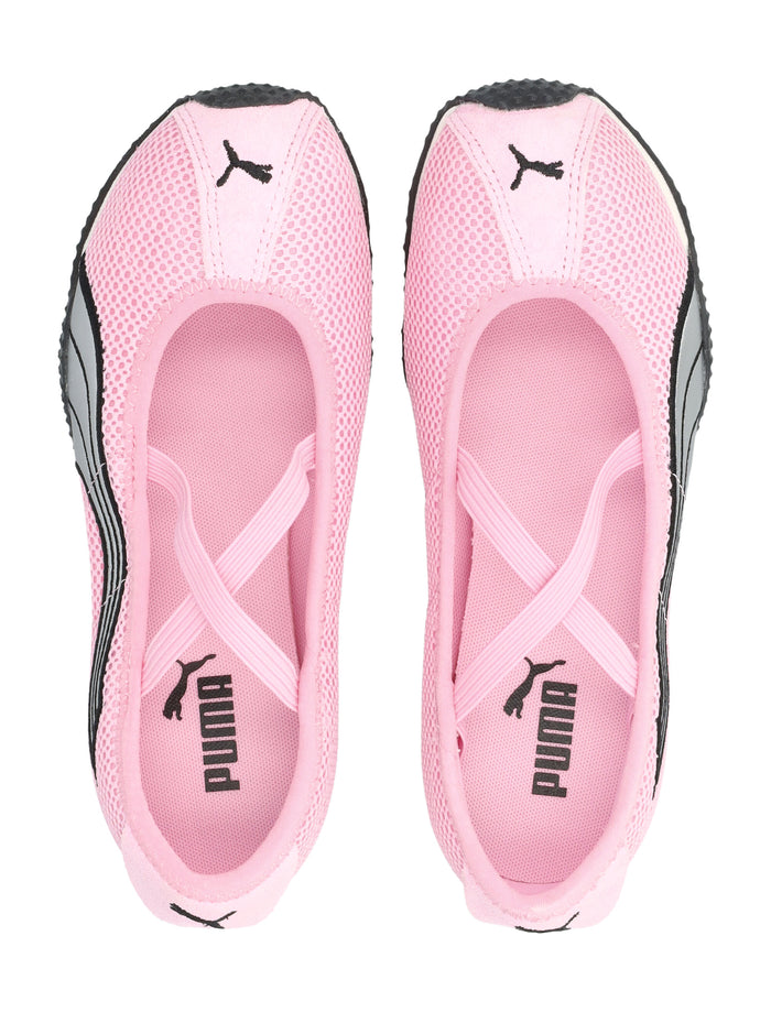 Puma H-Street Womens Ballet Flats Pink Upper Sneaker