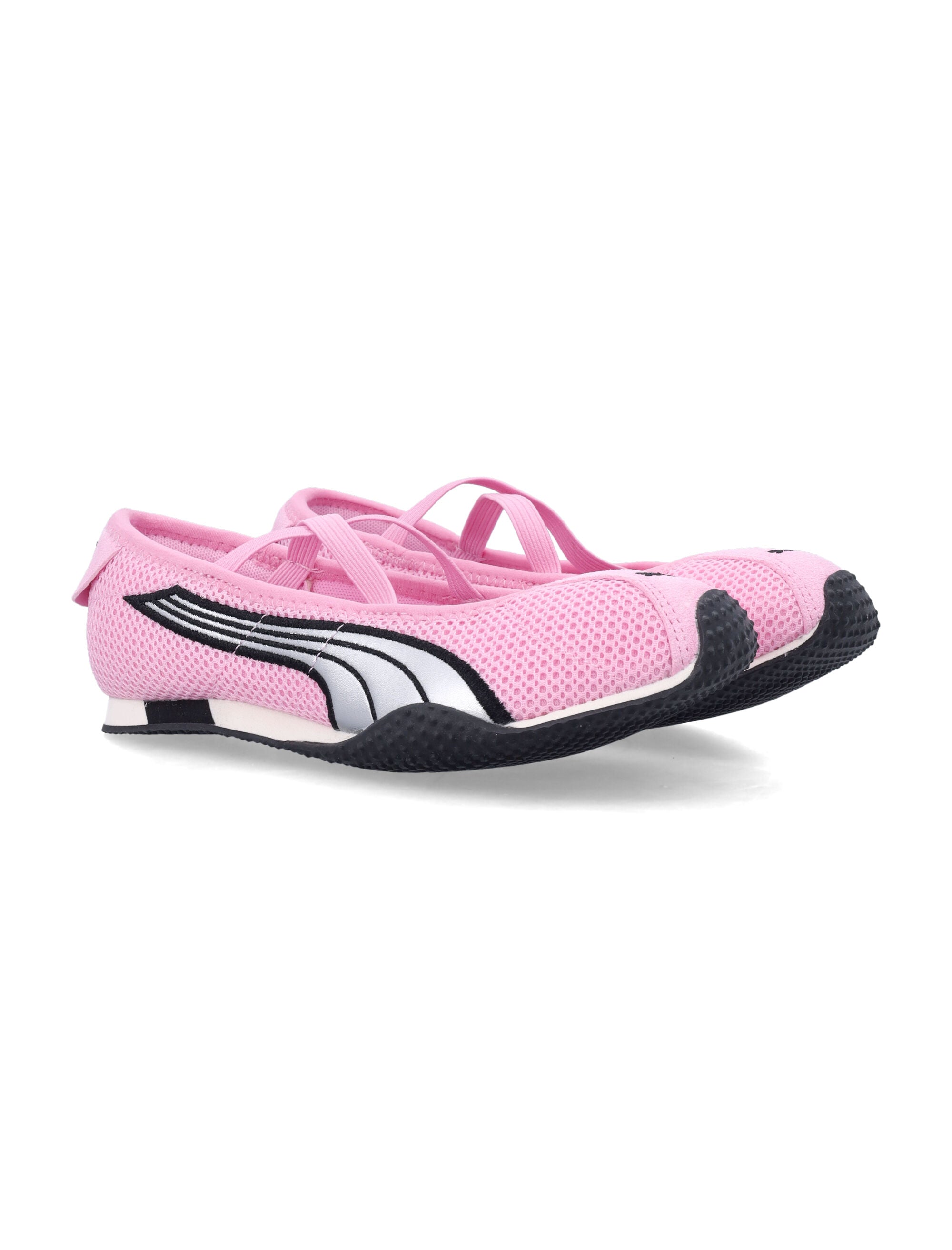 Puma H-Street Womens Ballet Flats Pink Upper Sneaker