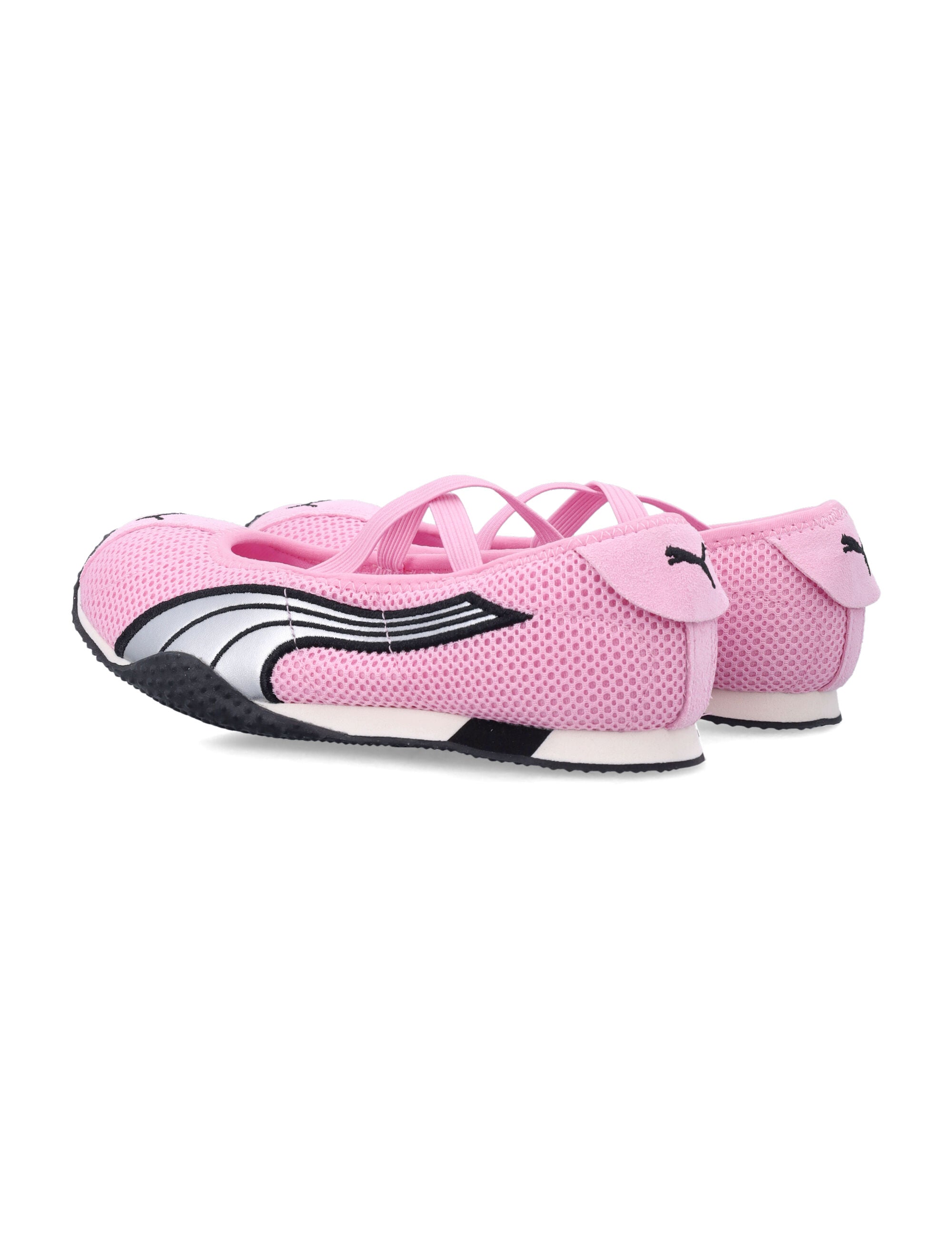 Puma H-Street Womens Ballet Flats Pink Upper Sneaker