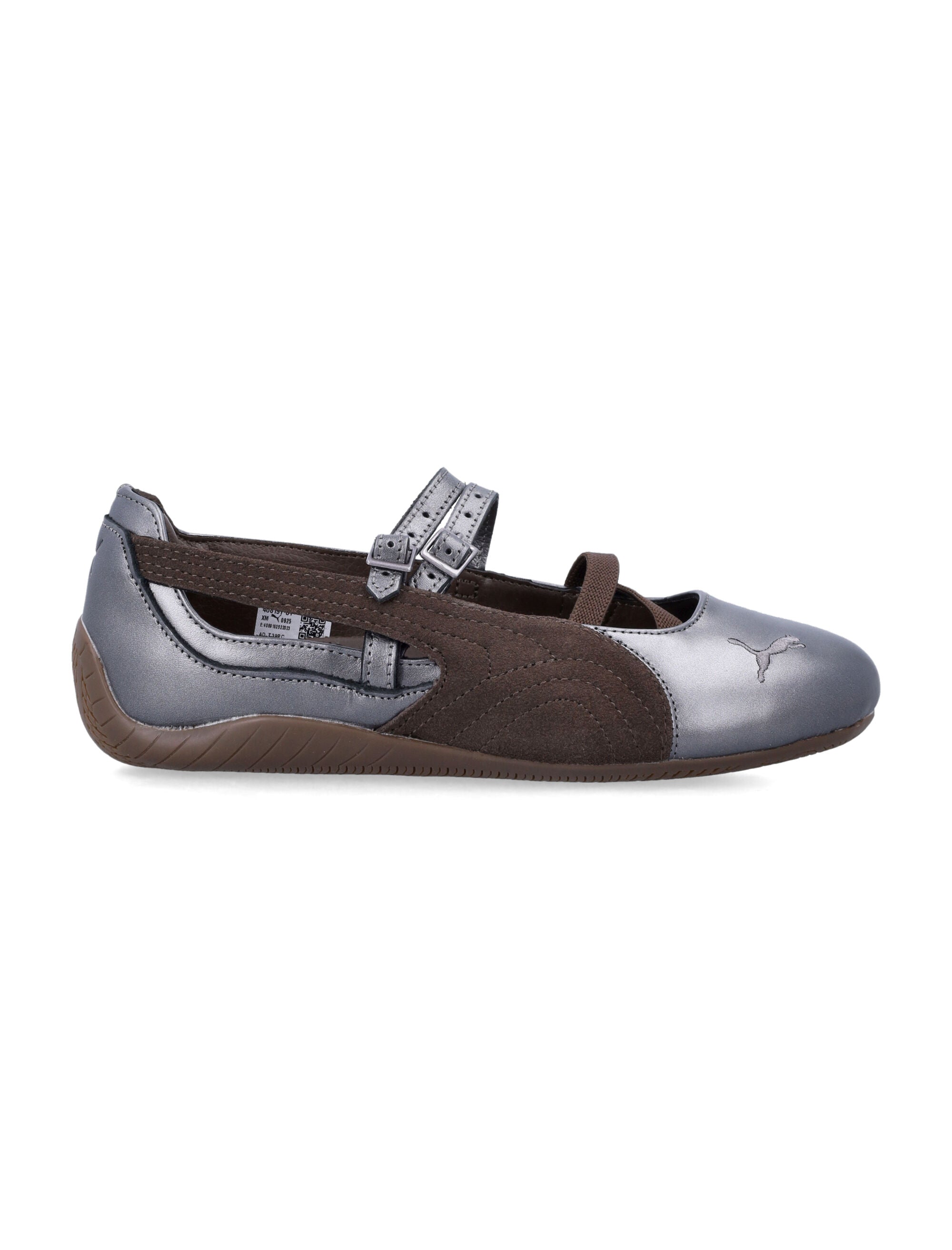 Puma Speedcat Lux womens ballerinas Chocolate - Gun Upper Sneaker