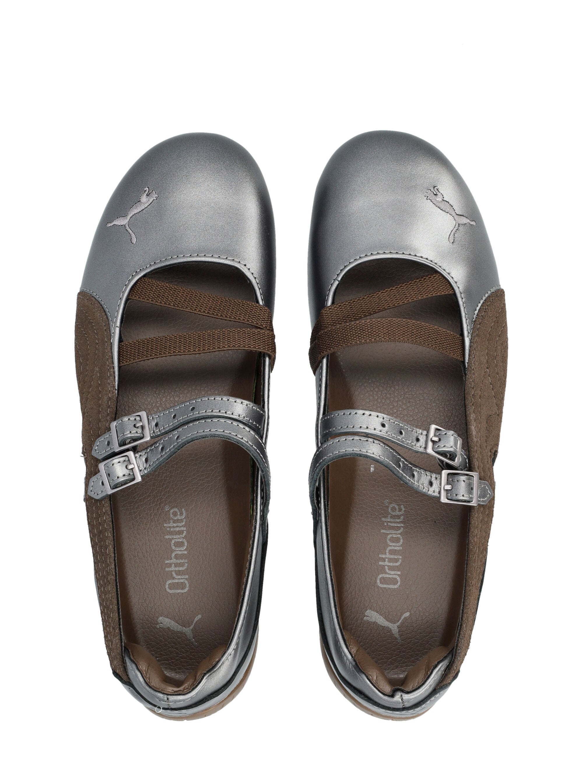 Puma Speedcat Lux womens ballerinas Chocolate - Gun Upper Sneaker