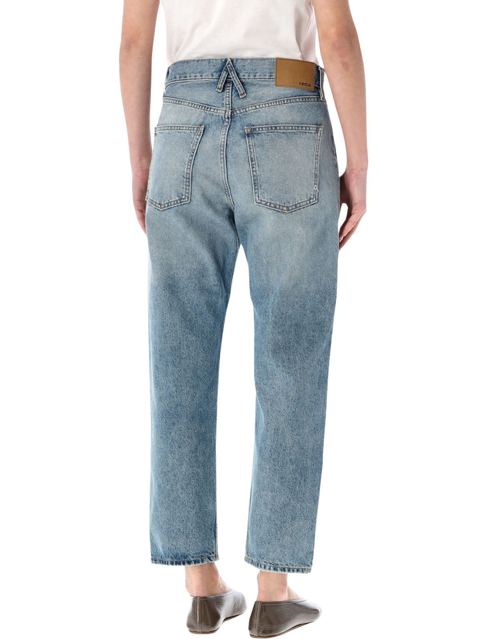 Cycle Bella mom fit jeans Sky Blue Cotton