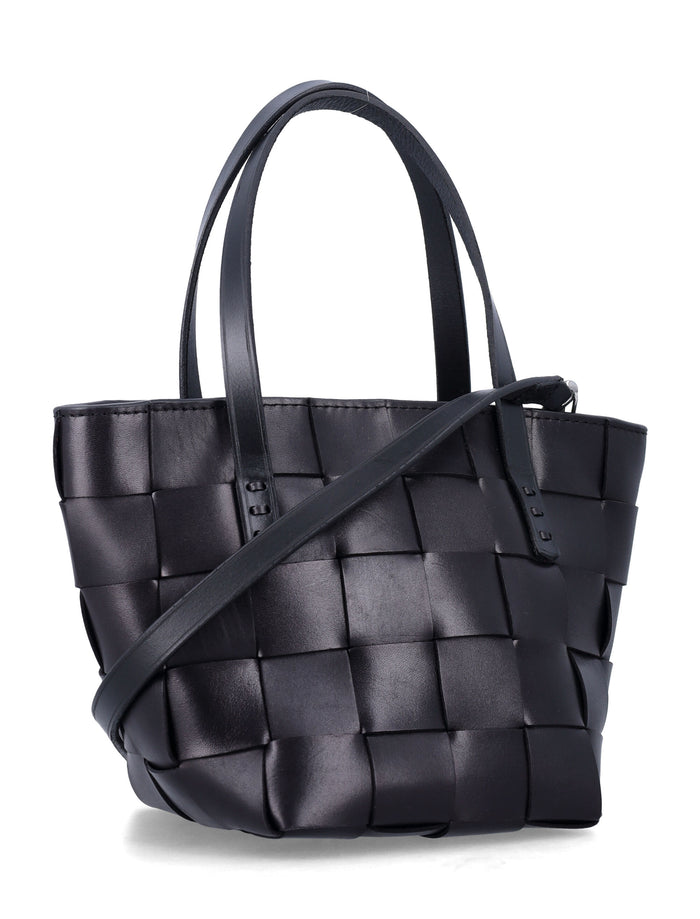 Dragon Diffusion Japan Mini Tote Black Cow Leather Shoulder Bag
