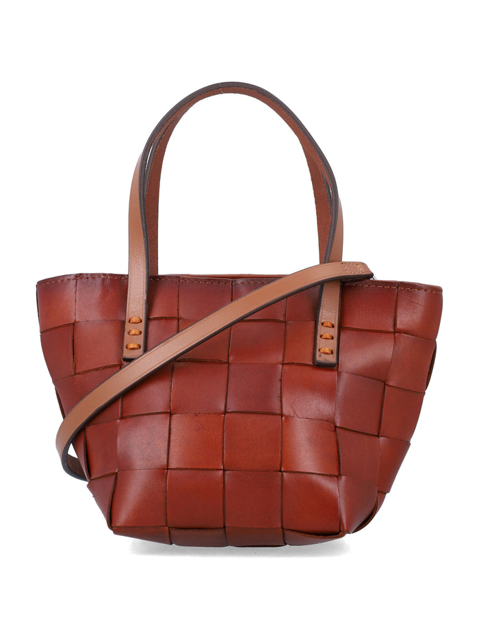 Dragon Diffusion Japan Mini Tote Tan Cow Leather Shoulder Bag