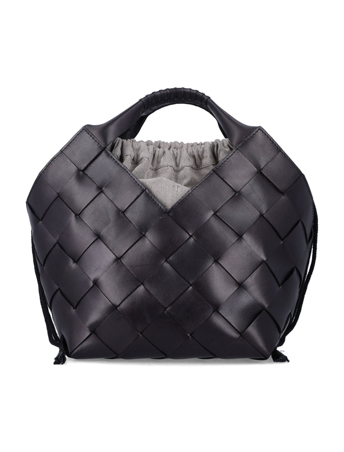 Dragon Diffusion Botteghe Bag Black Cow Leather Tote