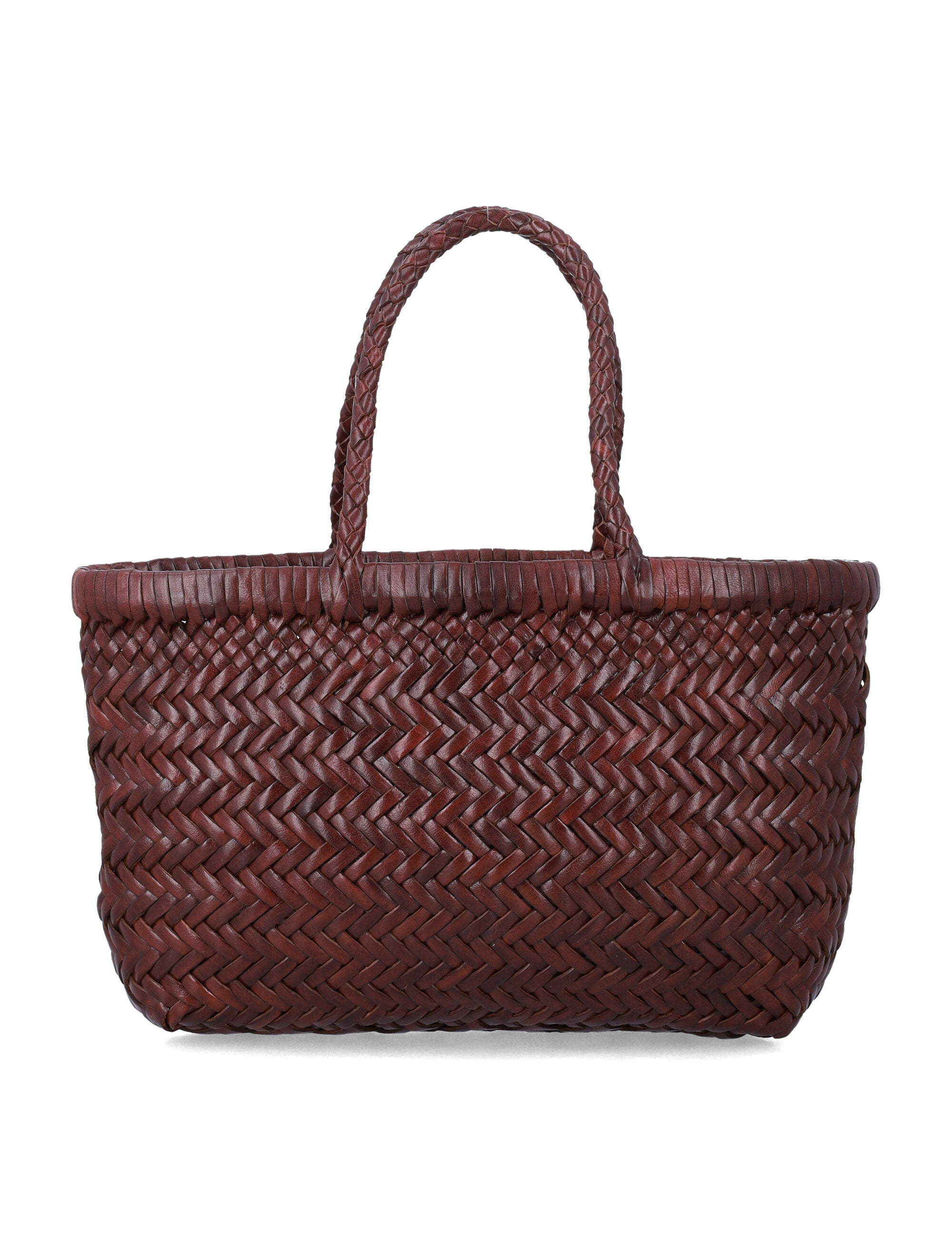 Dragon Diffusion Mini Flat Gora Bruciato Calf Leather Tote