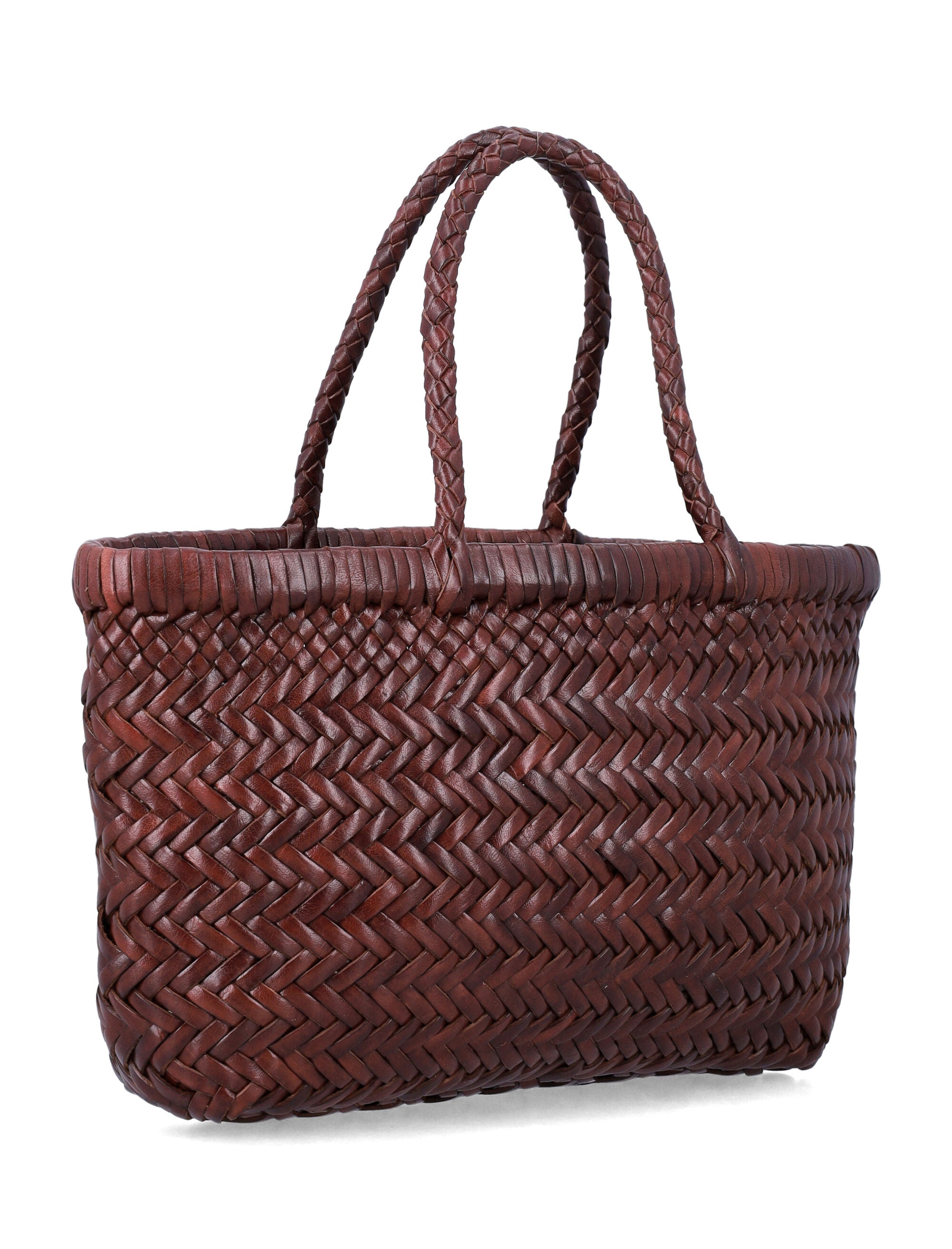 Dragon Diffusion Mini Flat Gora Bruciato Calf Leather Tote