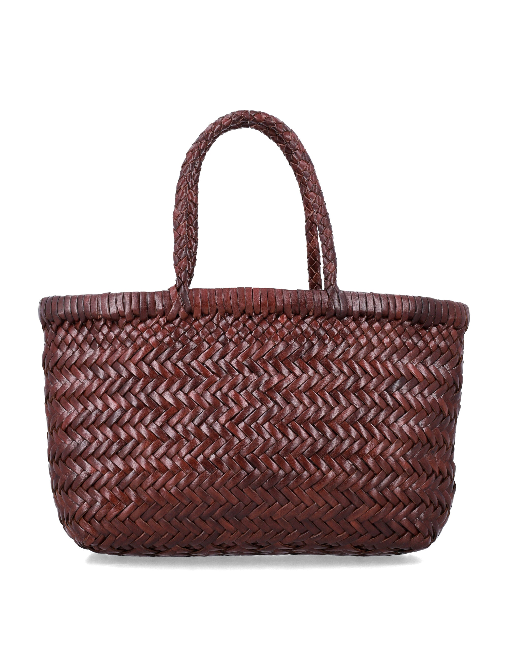 Dragon Diffusion Mini Flat Gora Bruciato Calf Leather Tote