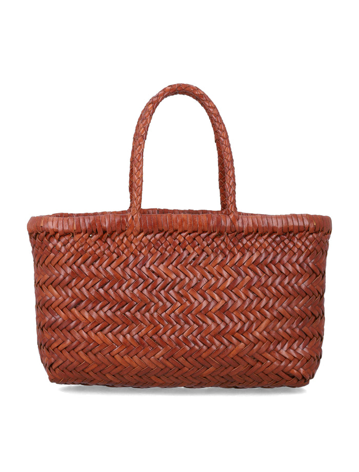 Dragon Diffusion Mini Flat Gora Tan Calf Leather Tote