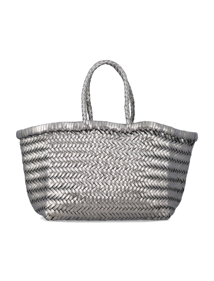 Dragon Diffusion Bamboo Triple Jump Small Bag Cover Foil Calf Leather Tote