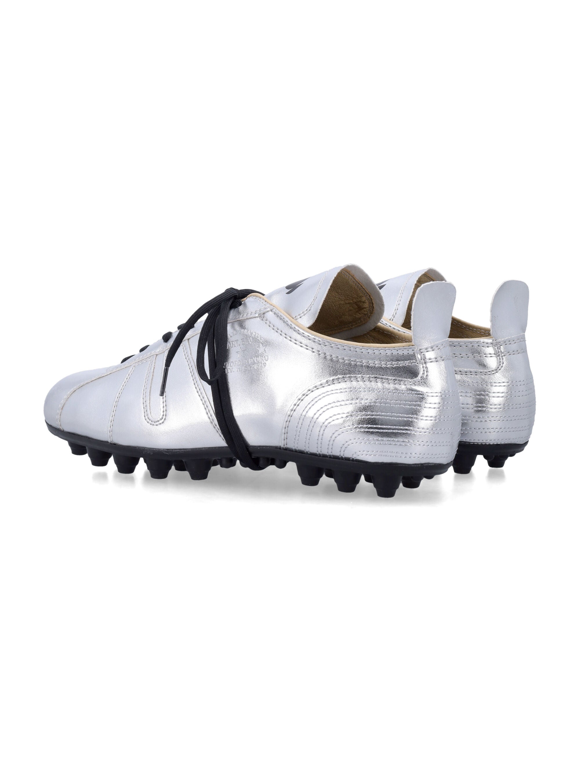Pantofola dOro 540 Football Sole shoes Silver Upper Sneaker