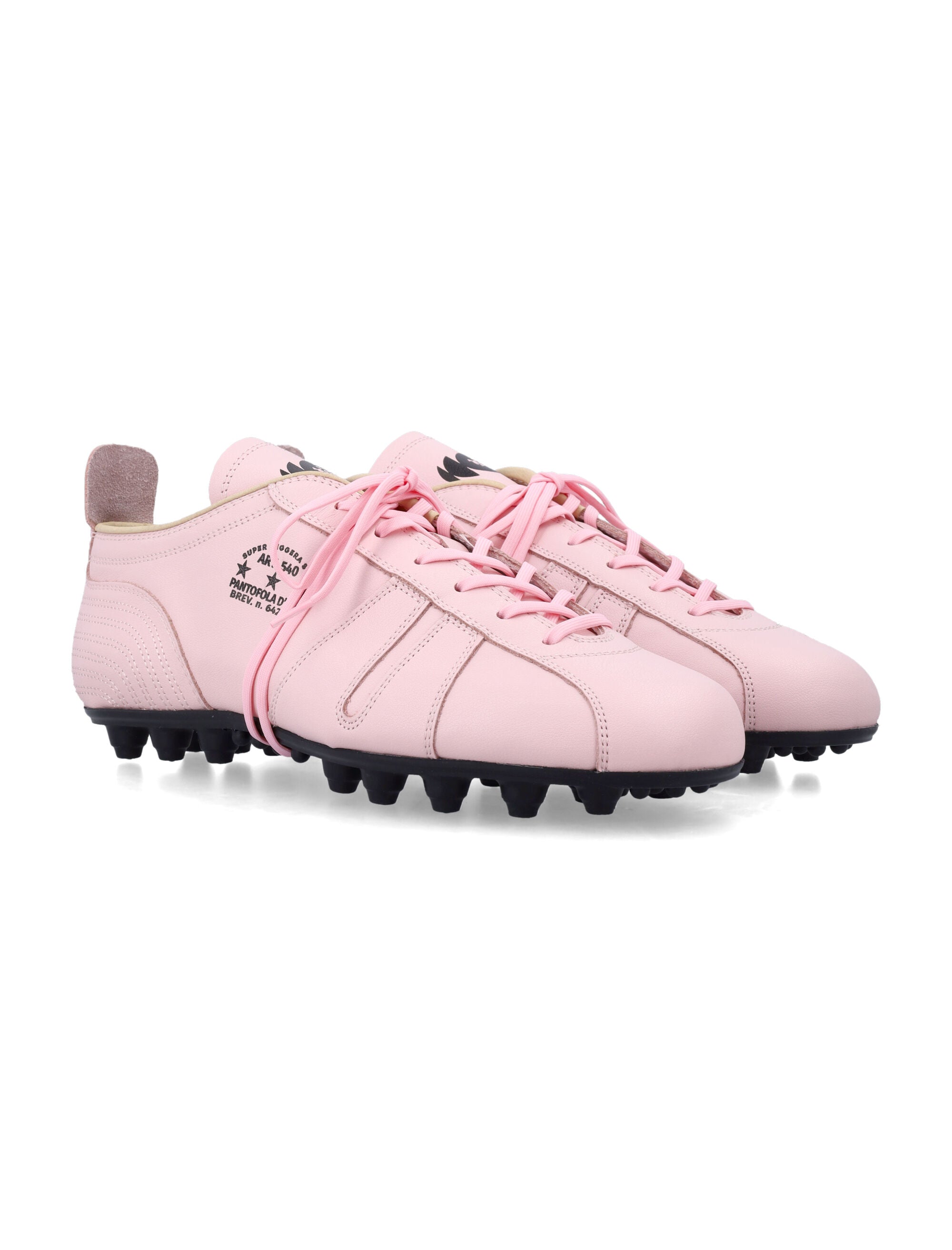 Pantofola dOro 540 Football Sole shoes Pink Upper Sneaker