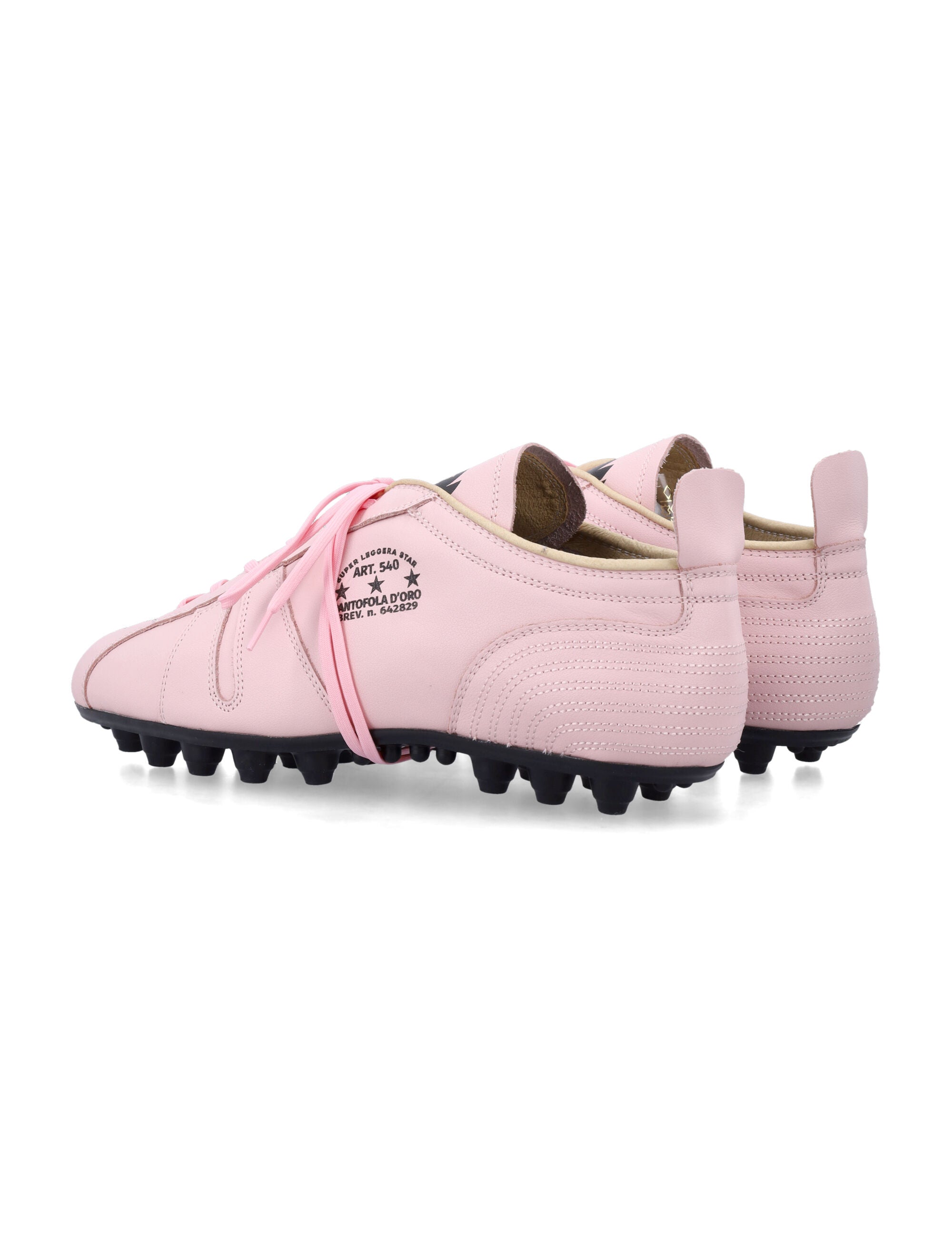 Pantofola dOro 540 Football Sole shoes Pink Upper Sneaker